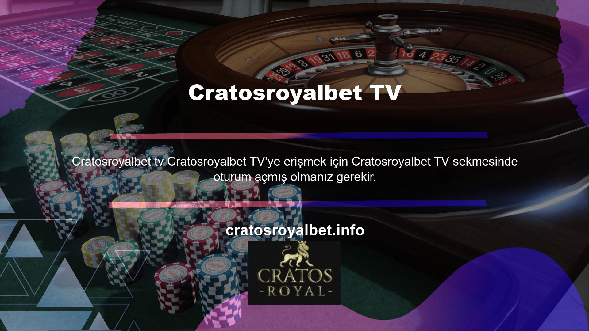 Cratosroyalbet TV