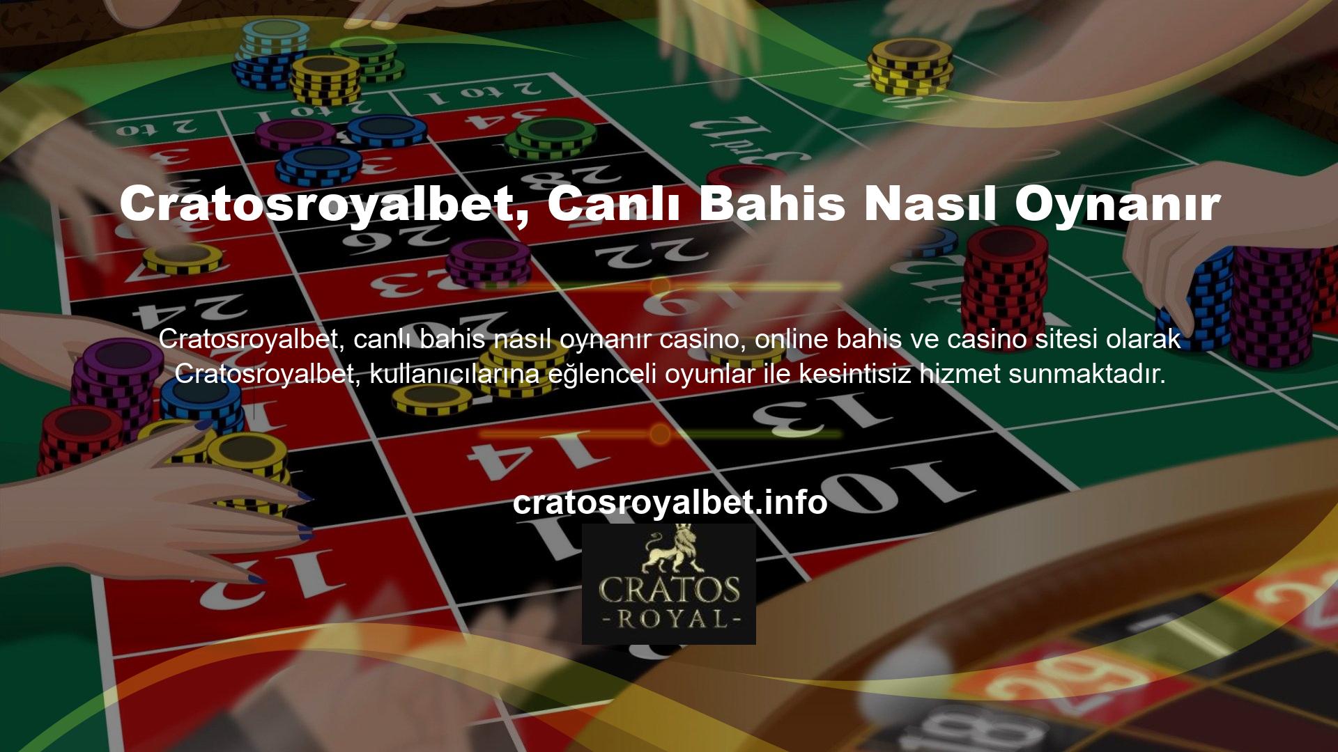 Kısa sürede çevrimiçi casino endüstrisinde önemli bir konuma sahip olan Cratosroyalbet, hızlı bir büyüme ve başarı elde etti